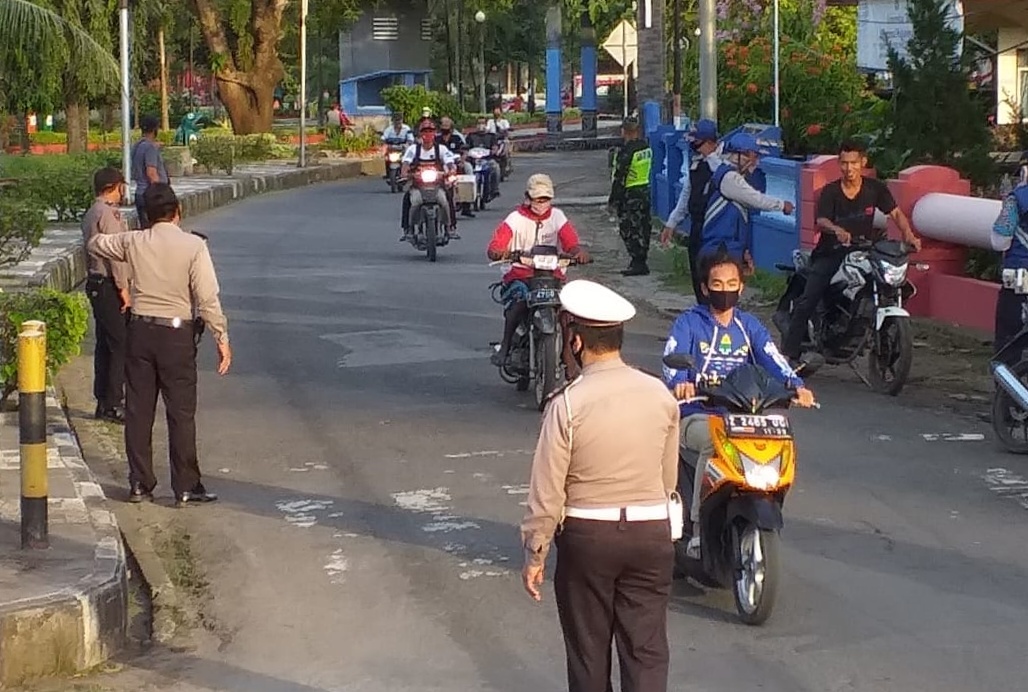 Kapolsek Pangandaran : Pelangar Protokol Kesehatan di Pangandaran Akan Ditindak Tegas
