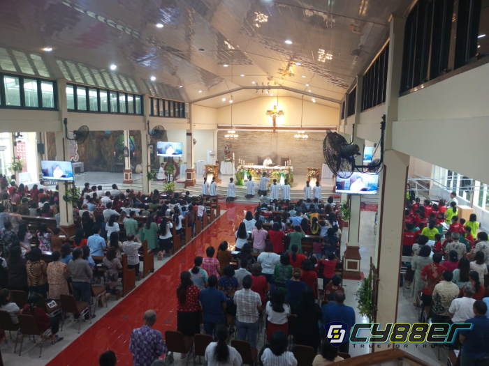 Umat Katolik Paroki ST Mikhael Cilegon Rayakan Hari Raya Paskah dengan Sukacita