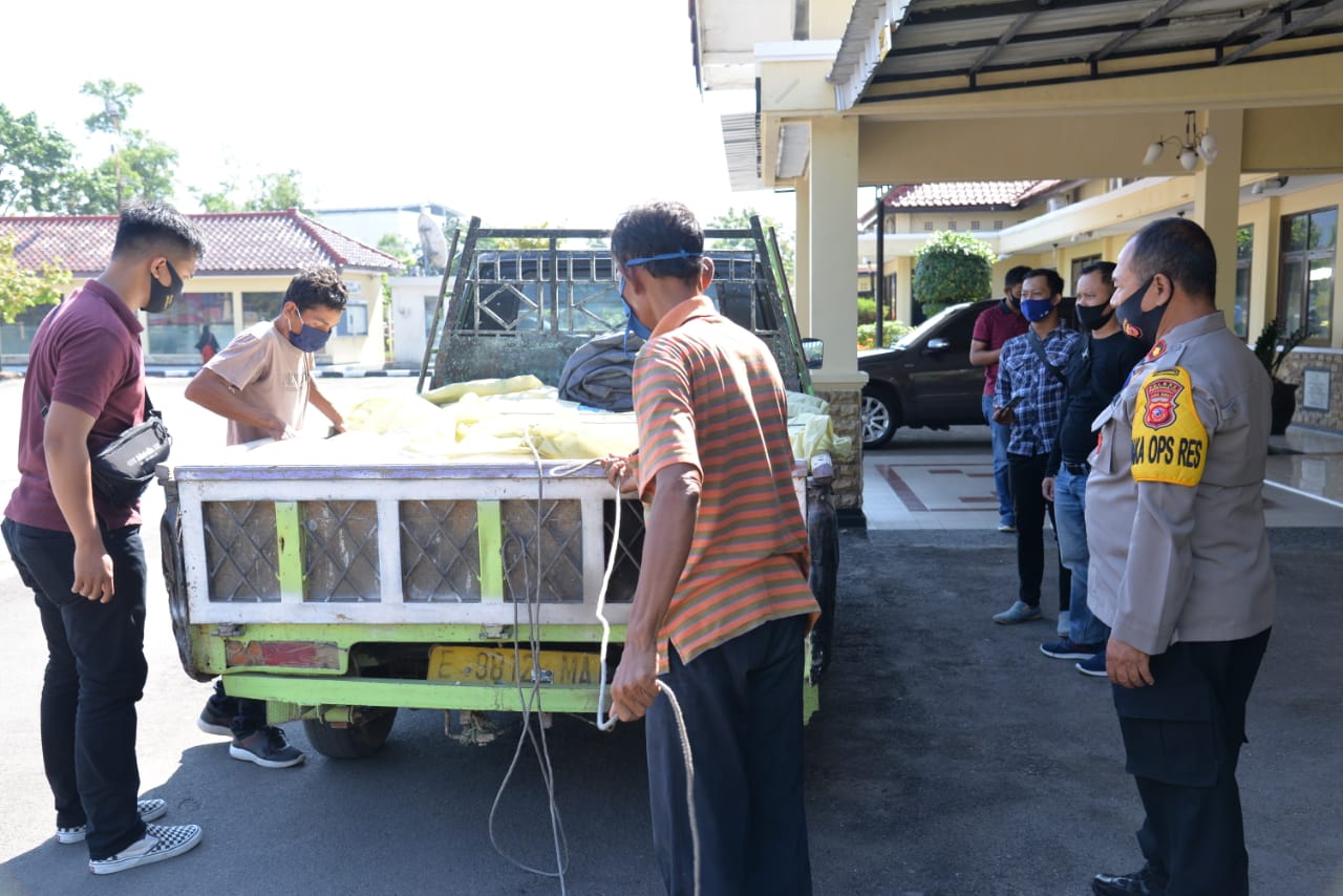 Beras dari Telering dan Santa Maria Cirebon, Wakapolres Indramayu Akan Serahkan Kepada Masyarakat