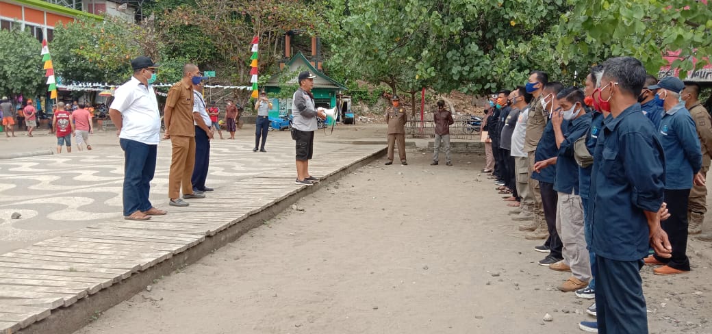Dalam Giat Sosialisasi Penertiban Perahu Nelayan, Kasatpolair Polres Ciamis Ajak Warga Disiplin 3M
