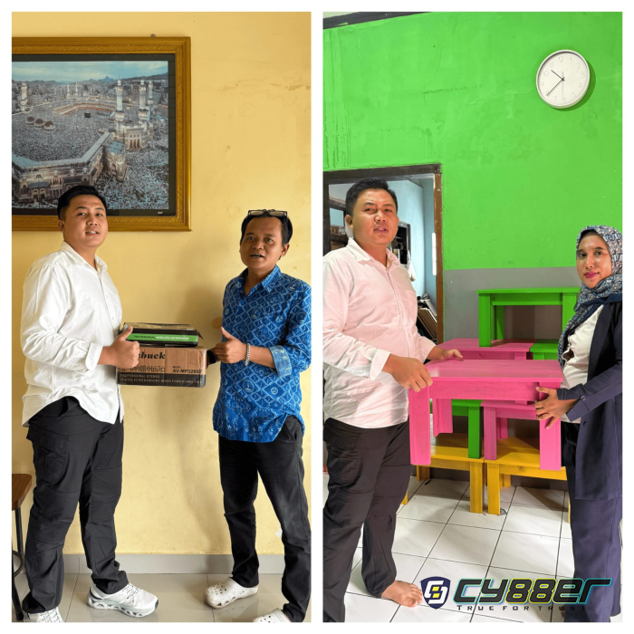 Kolaborasi SPPG Nagrikaler 5 Purwakarta, Sekolah Terima Bantuan Sarana Belajar