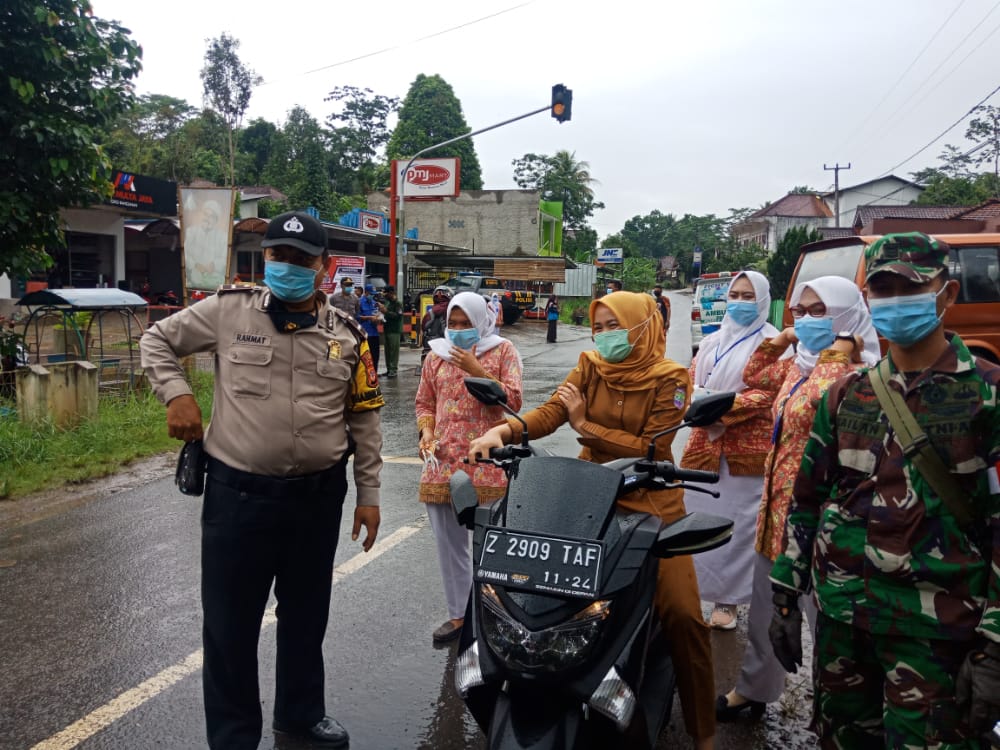 Tegakan Inpres, Polres Ciamis Makin Gencar Cegah Covid-19