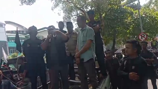 Tak Dapat Ganti Rugi,  Warga Desa Citepus Pemilik Lapak yang Tergusur Kembali Berunjuk Rasa