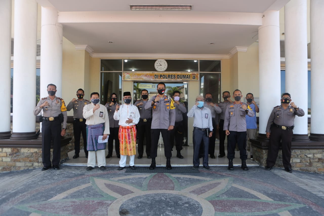 Bertekad Sukseskan Pilkada 2020, Kapolres Beserta Jajarannya Melakukan Gelar Koordinasi Bersama KPU