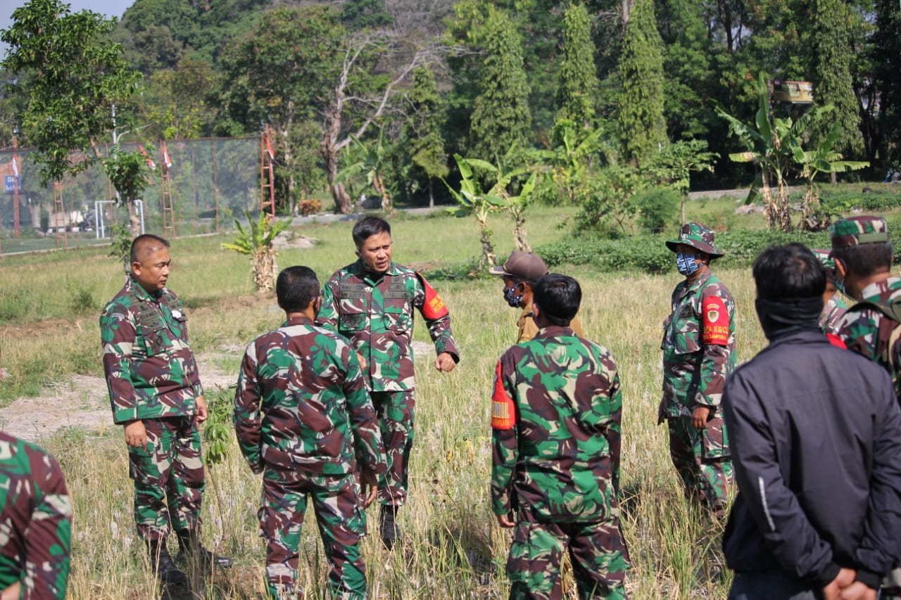 Danrem 063/SGJ Tinjau Aset Tanah TNI Untuk Pilot Project Ketahanan Pangan