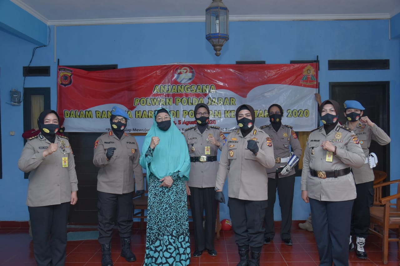 Peringati, Hari Jadi Pokwan Ke 72 Polwan Polda Jabar Lakukan Silaturohmi Ke Bojong Soang