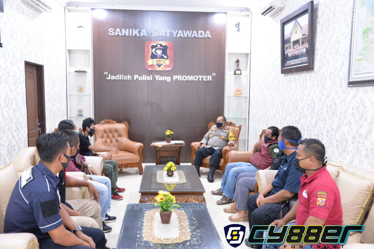 Bersama Wakapolres Indramayu Tim IMM Gelar Tatap Muka Bentuk Jalin Kemitraan 