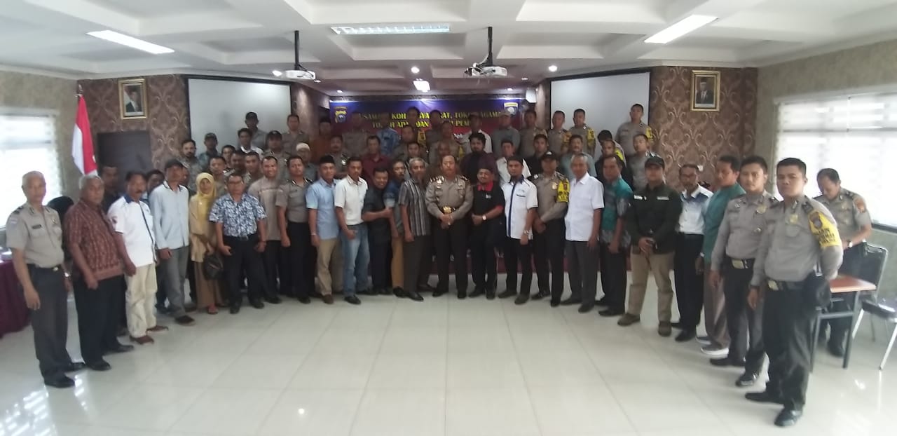 Polresta Pekanbaru Gelar Sosialisasi Bersama Tokoh Masyarakat, Pemuda dan Bhabin se-Pekanbaru