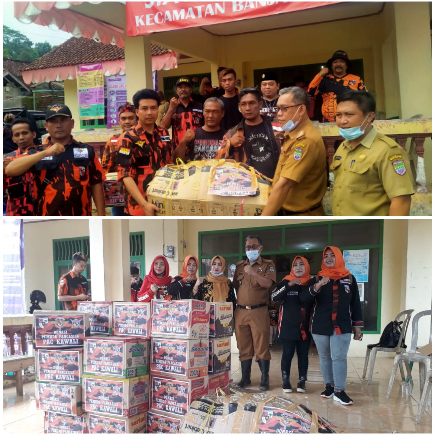 Pemuda Pancasila PAC Kawali Melaksanakan Baksos Kepada Masyarakat Banjaranyar