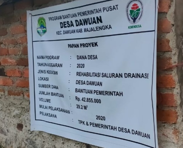 Menelisik Hasil Pembanguan di Desa Dawuan Majalengka yang Disoal Warga