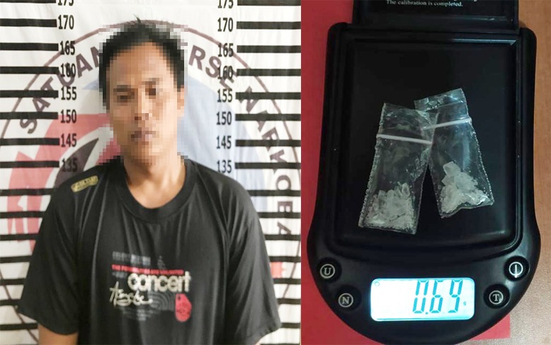 Edarkan Sabu, Seorang Petani di Tulang Bawang Ditangkap Polisi