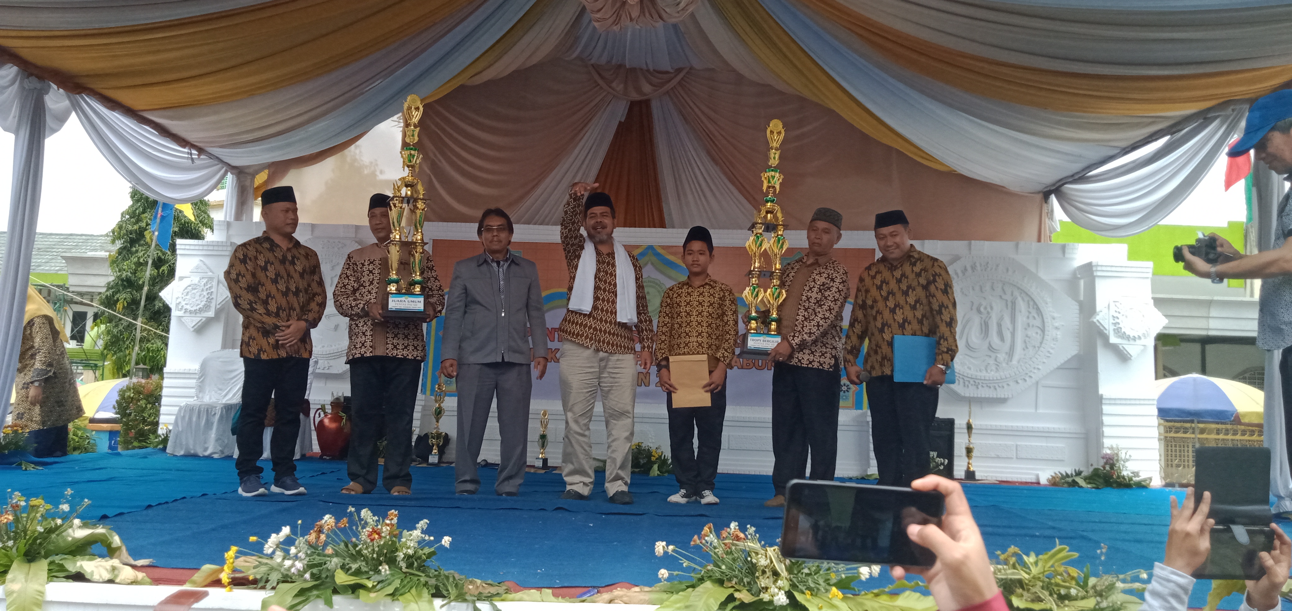 Jampang Kulon Raih Juara Umum Pentas  PAI SD Tingkat Kabupaten Sukabumi Tahun 2020