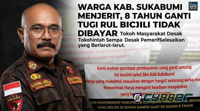 Pemda Kabupaten Sukabumi Dinilaii Kurang Peduli Terkait 700 Warga Terdampak Proyek Tol Bocimi  