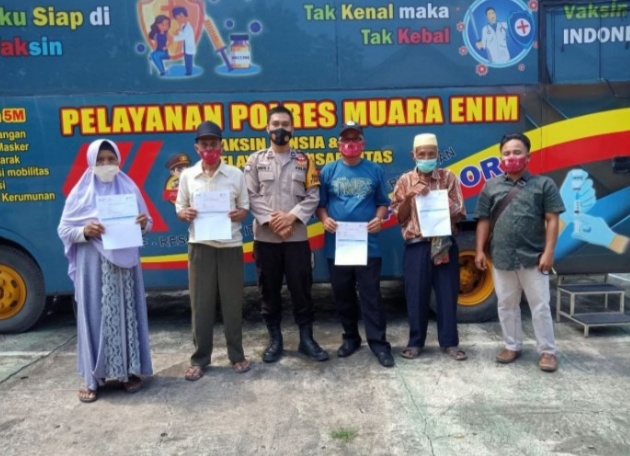 Team VASDOOR Hadir Layani Lansia dan Disabilitas di Kecamatan Muara Enim