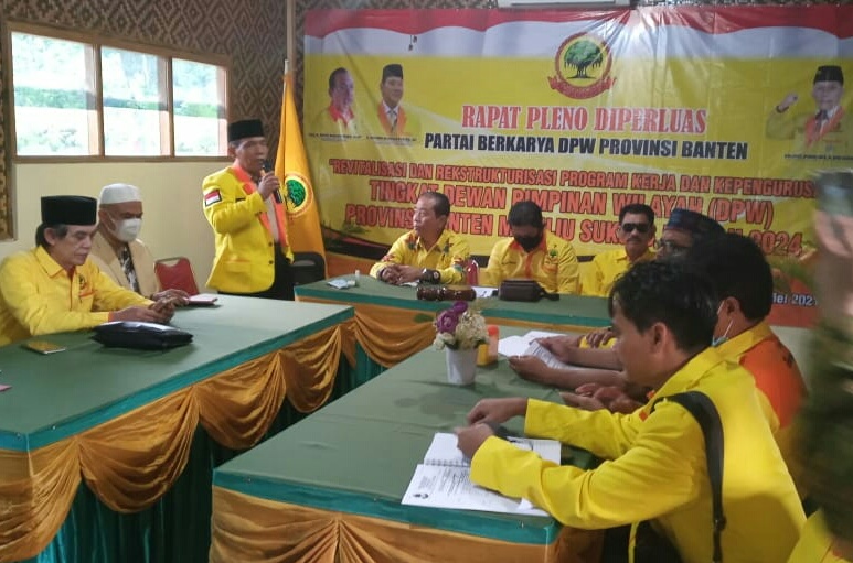 Rapat Pleno Partai Berkarya dan Silaturahmi Antar Kader Kabupaten Banten 