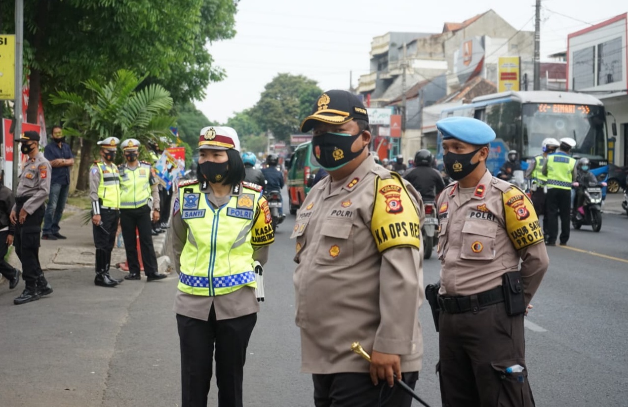 Implementasikan Inpres No 6 Tahun 2020, Kembali Polres Cimahi Gelar Ops Yustiti