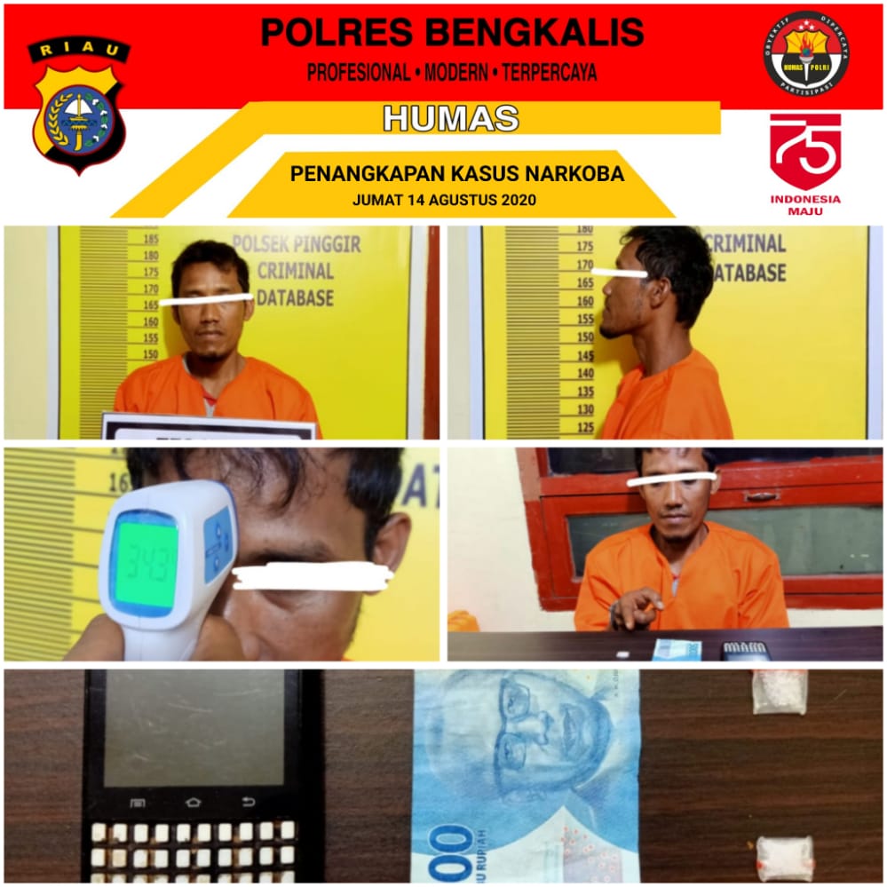 Jajaran Polres Bengkalis Rutin Melakukan Pembersihan Peredaran Narkoba