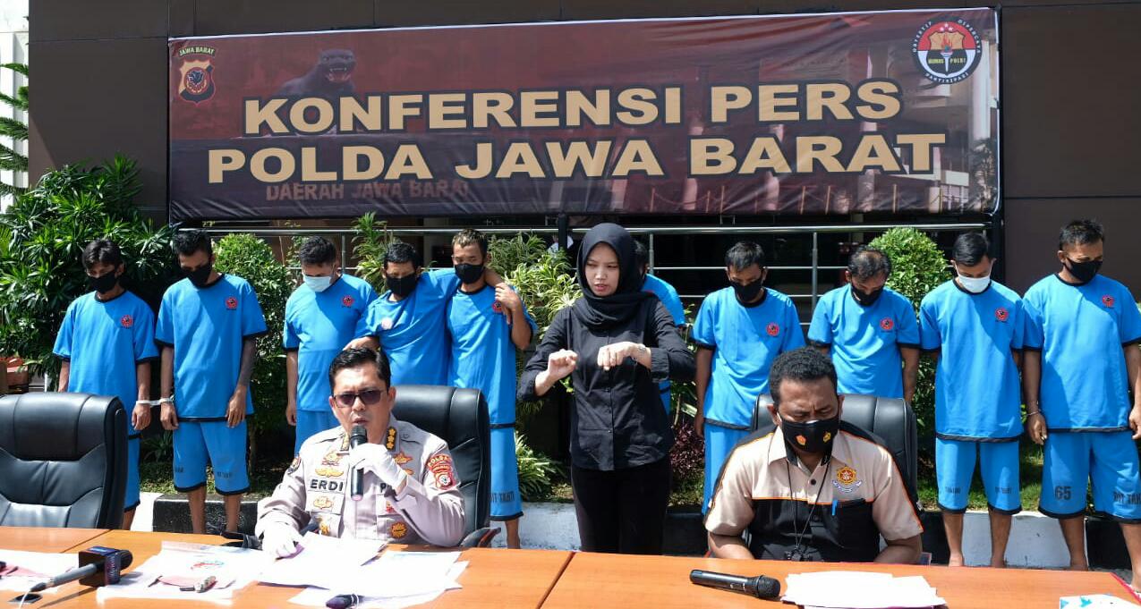 Ratusan Pelaku Curanmor Berhasil Diringkus Polda Jabar