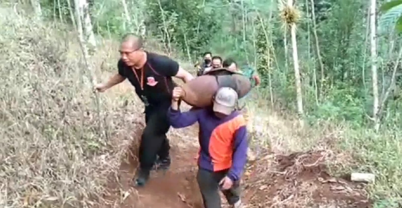 Mortir Temuan Warga Sadabumi Majenang Sudah Diledakan oleh Tim Jibom Gegana Polda Jateng