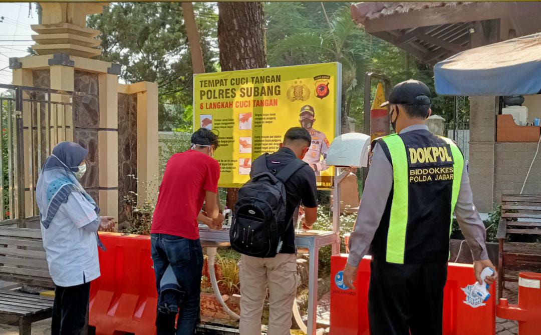 Kapolres Subang Polda Jabar Harapkan Pengunjung Mako Tertib Disiplin Prokes dan Terus Laksanakan 3M