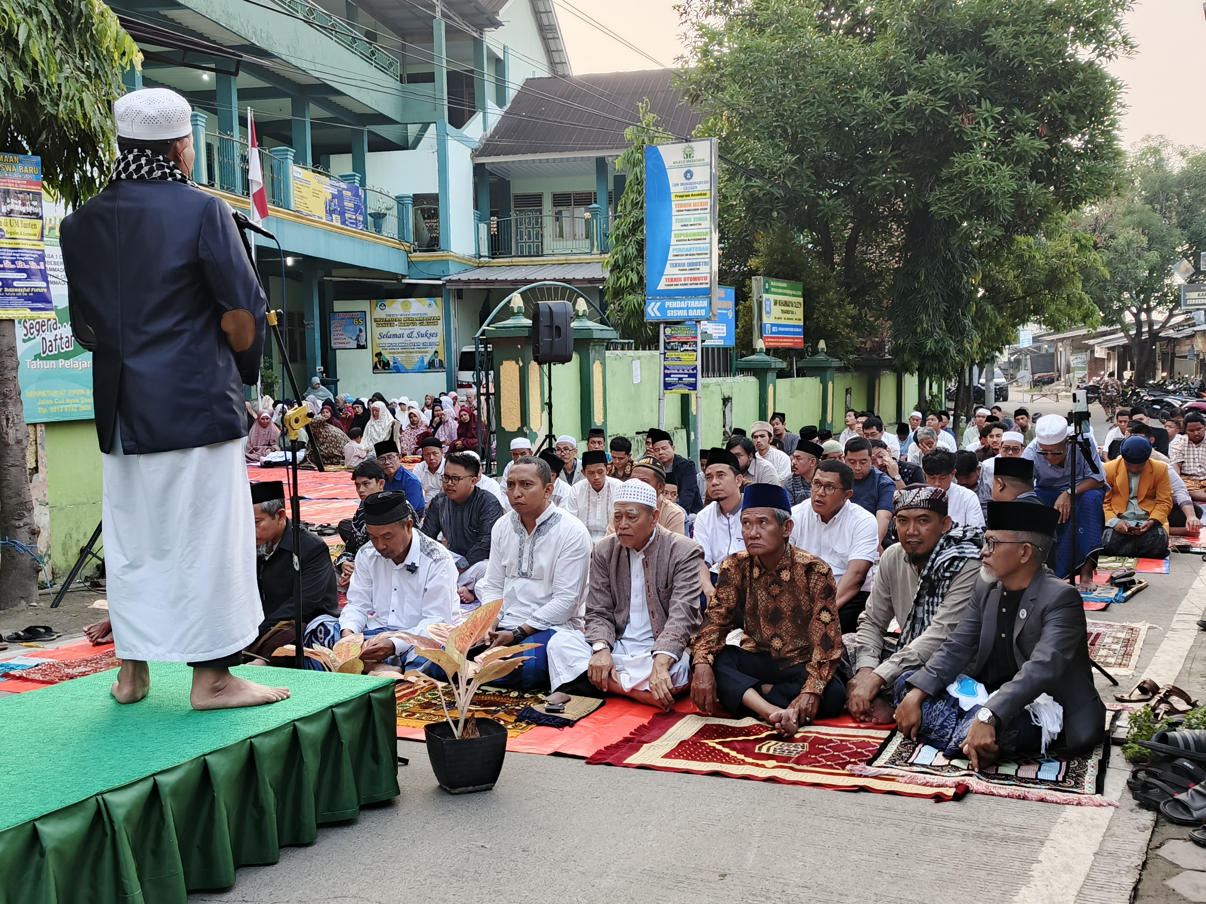 Muhammadiyah Kota Cilegon Laksanakan Sholat Idul Adha 1445 H/2024 M pada Senin 17 Juni 2024 Masehi / 10 Dzulhijjah 1445 Hijriyah.
