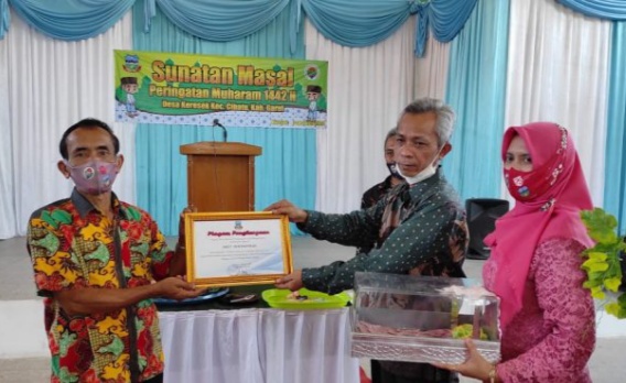 Peresmian Gedung Baru Serba Guna Kantor Desa Keresek Kecamatan Cibatu dan Peringatan Muharam 1442 H 