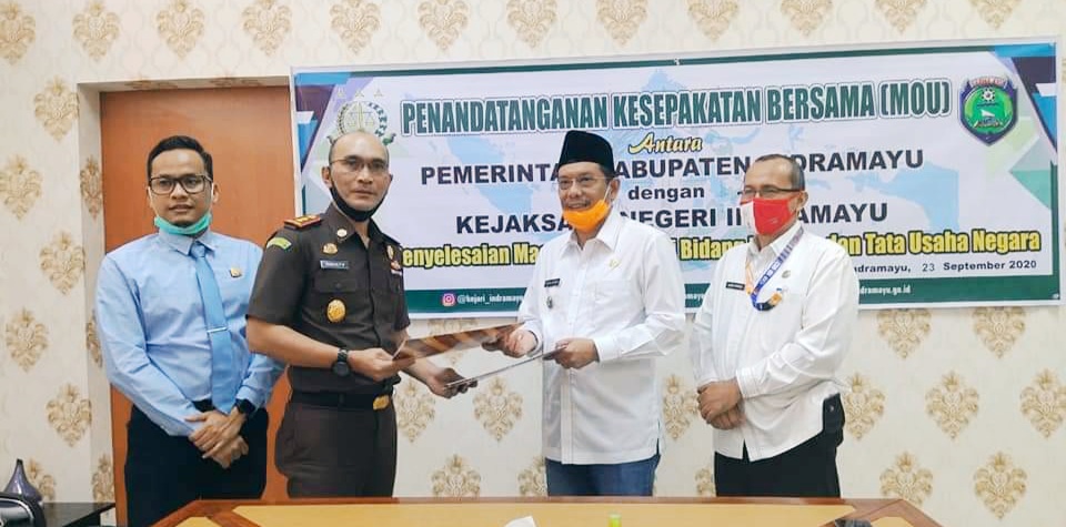 Pemkab Indramayu Dan Kejari Lakukan Kerjasama Di Bidang Hukum.