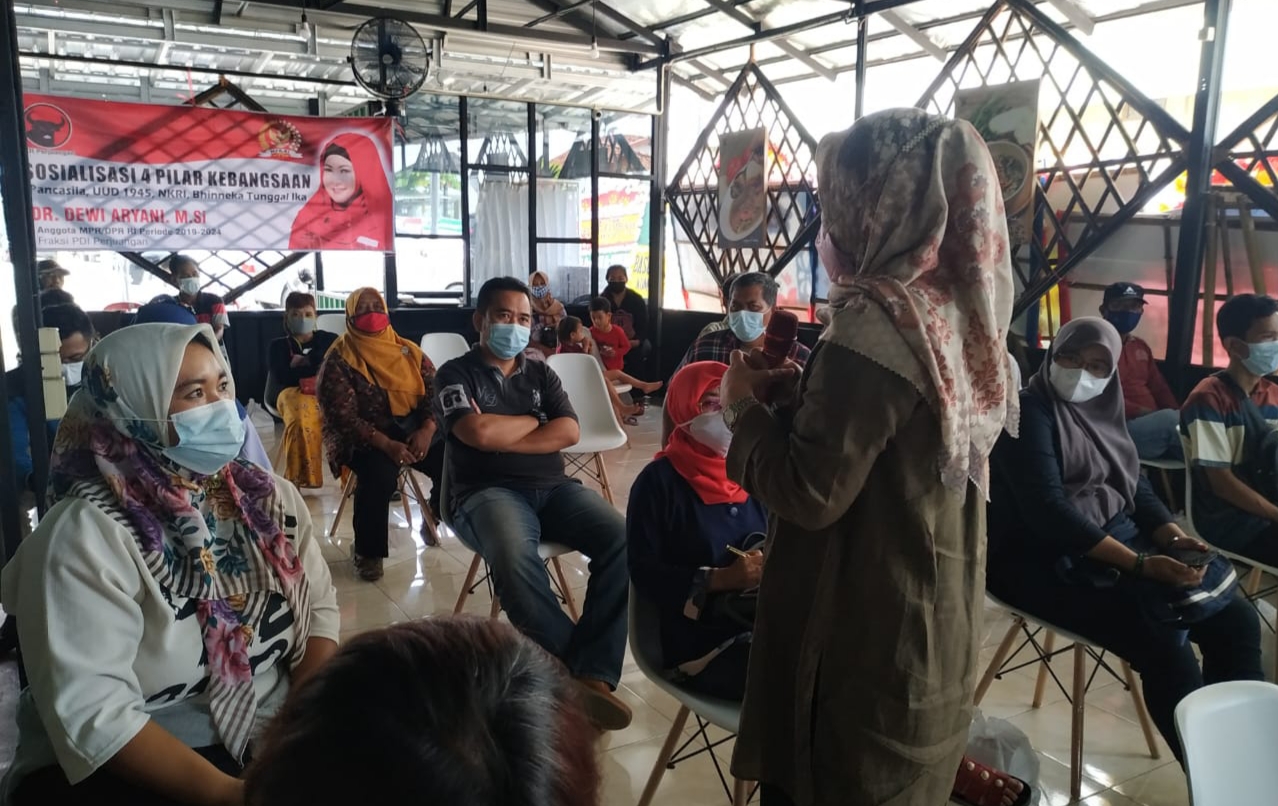 Kembali, Dewi Aryani Gaungkan dan Sosialisasikan 4 Pilar Kebangsaan