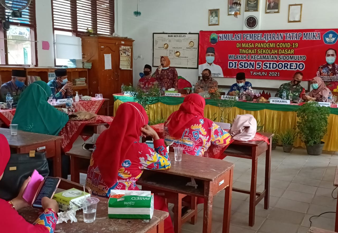 Simulasi SDN Wilayah IV Disdik Sidomulyo, Ini Kata Korwil