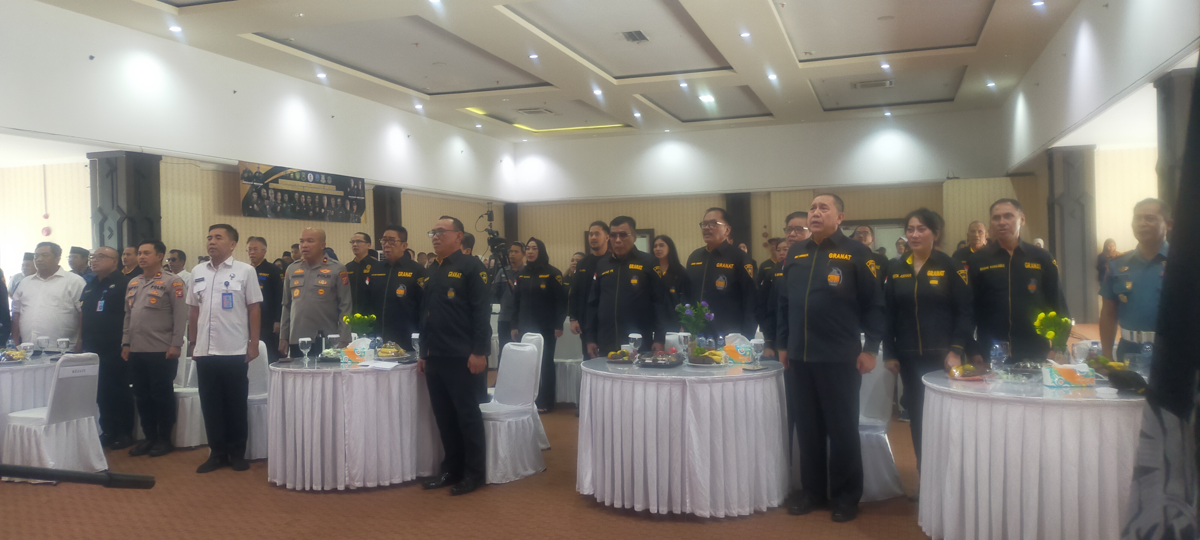 Pelantikan DPC Granat Kota Cilegon, Granat Ajak Masyarakat Kompak Bersih Narkoba