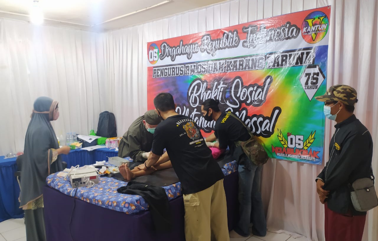Sub Unit Karang Taruna RW 5 Margahayu Selatan Gelar Sunatan Massal