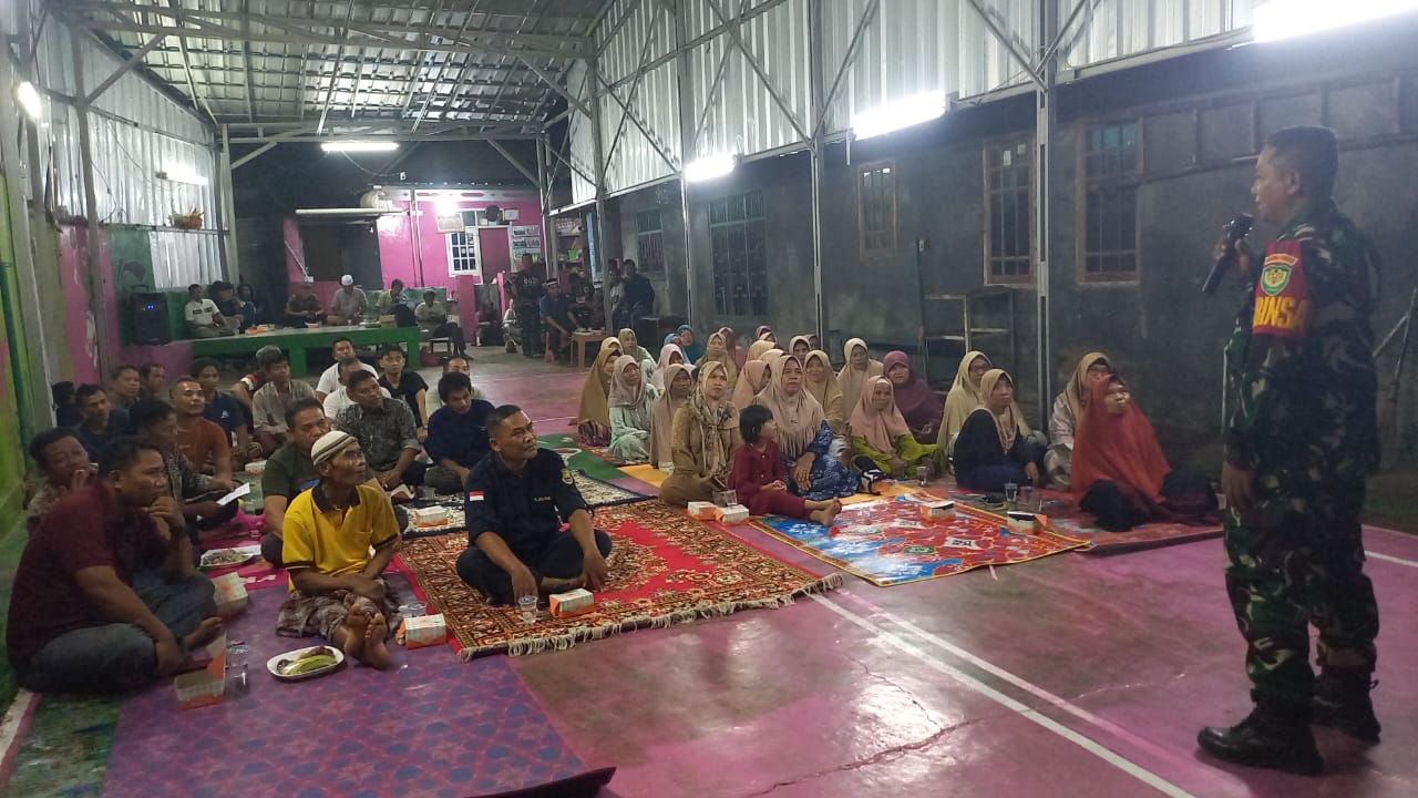 TMMD Kodim 0623/Cilegon ke 120, Penyuluhan Keagamaan Kepada Masyarakat Sumur Wuluh