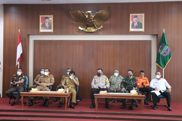 Dalam Video Conference Bersama Kemendagri, Kapolres Ciamis Berpesan, Masyarakat Jangan Mudik