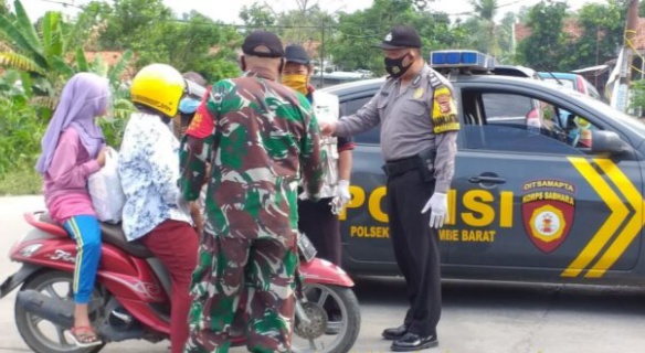 Sosialisasi 3M Cegah Covid-19 di Wilkum Polres Karawang Polda Jabar