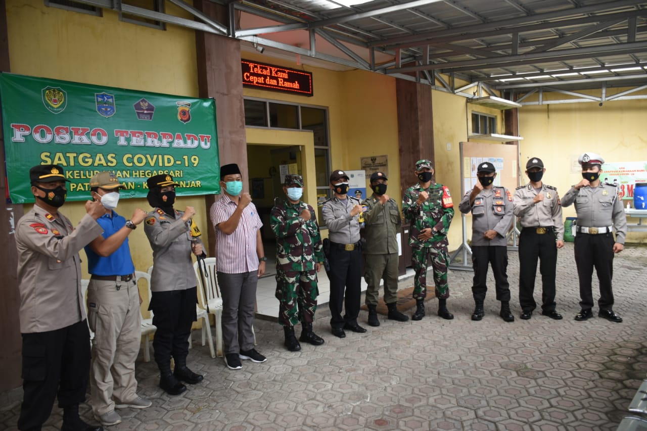 PPKM Skala Mikro, Kapolres Banjar Cek Kesiapan Satgas Tingkat Kelurahan dan Desa 