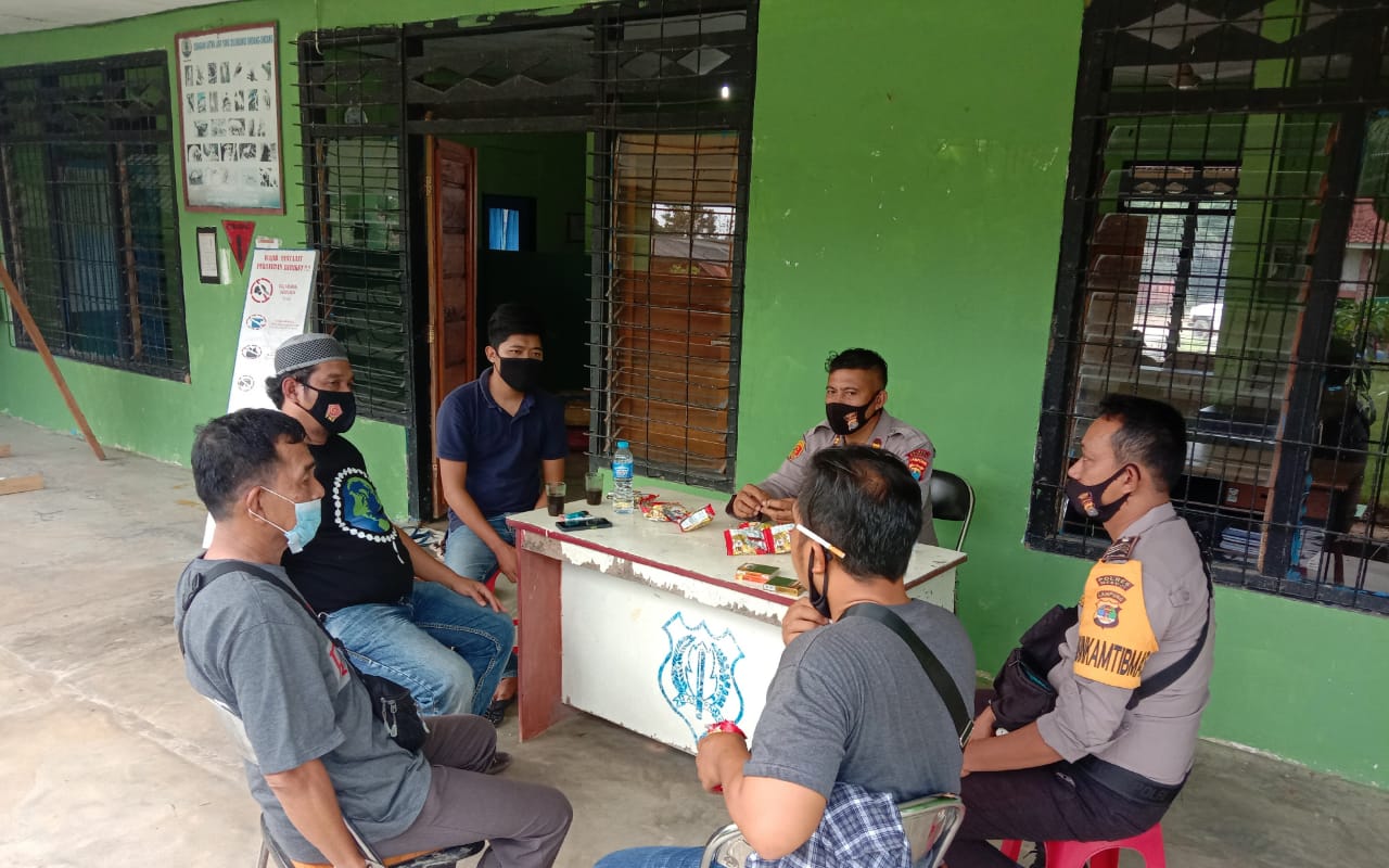 Bhabinkamtibmas Polsek Way Serdang Menghimbau AKB di Desa Labuhan Batin