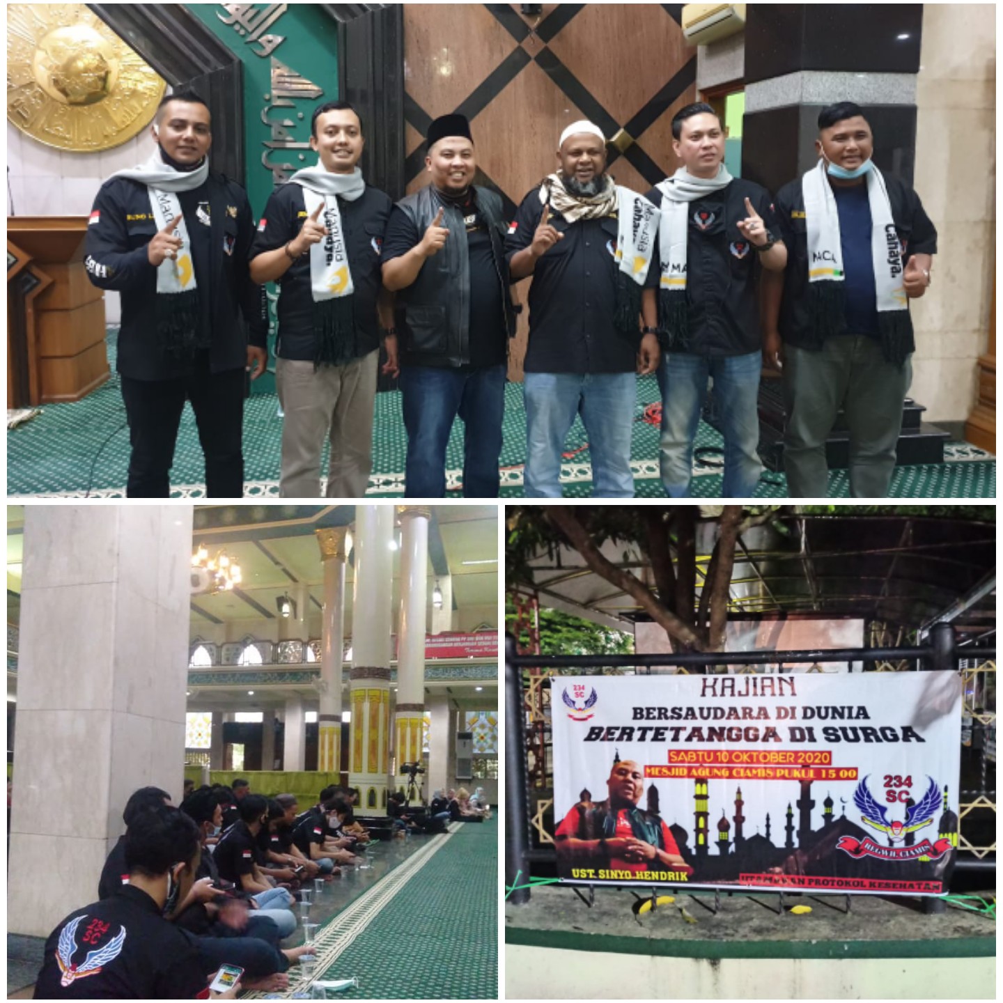 Komunitas 234 SC (Solidarity Community) Mengadakan Safari Dakwah Di Masjid Agung Ciamis. 