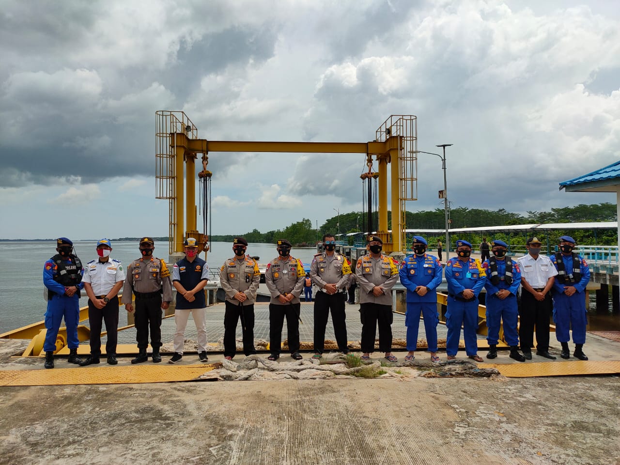 Kapolda Kalteng Cek Pelabuhan Food Estate di Kabupaten Pulang Pisau