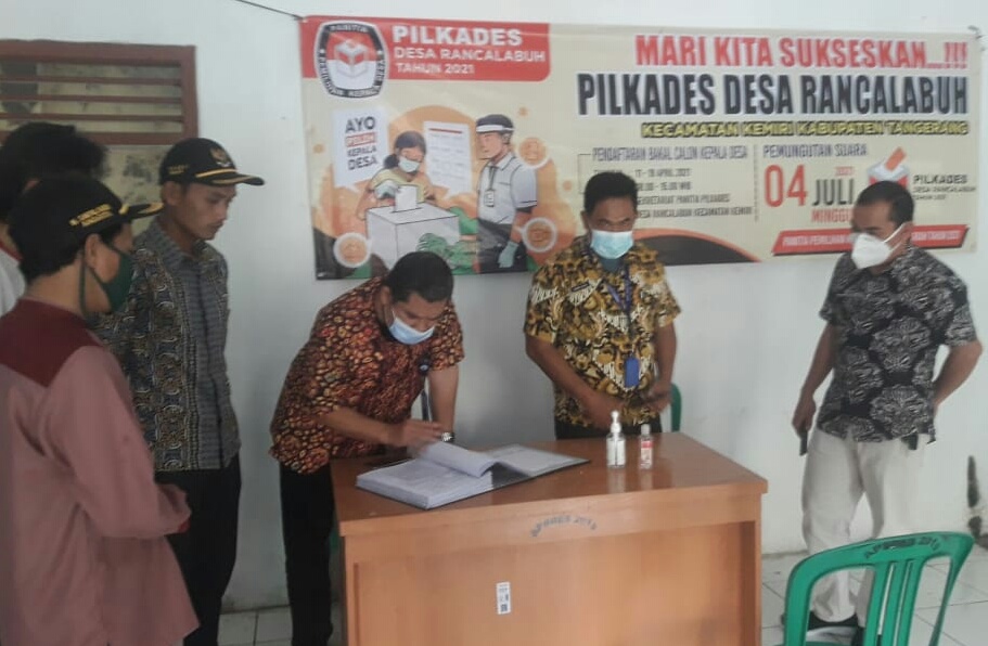 Camat Kemiri Monitor  Panitia Pemilihan Kepala Desa
