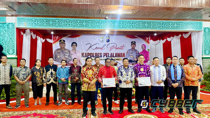 Kenal Pamit Kapolres Pelalawan Perkuat Sinergi Lintas Sektor, PT. SPA Terima Penghargaan Karhutla