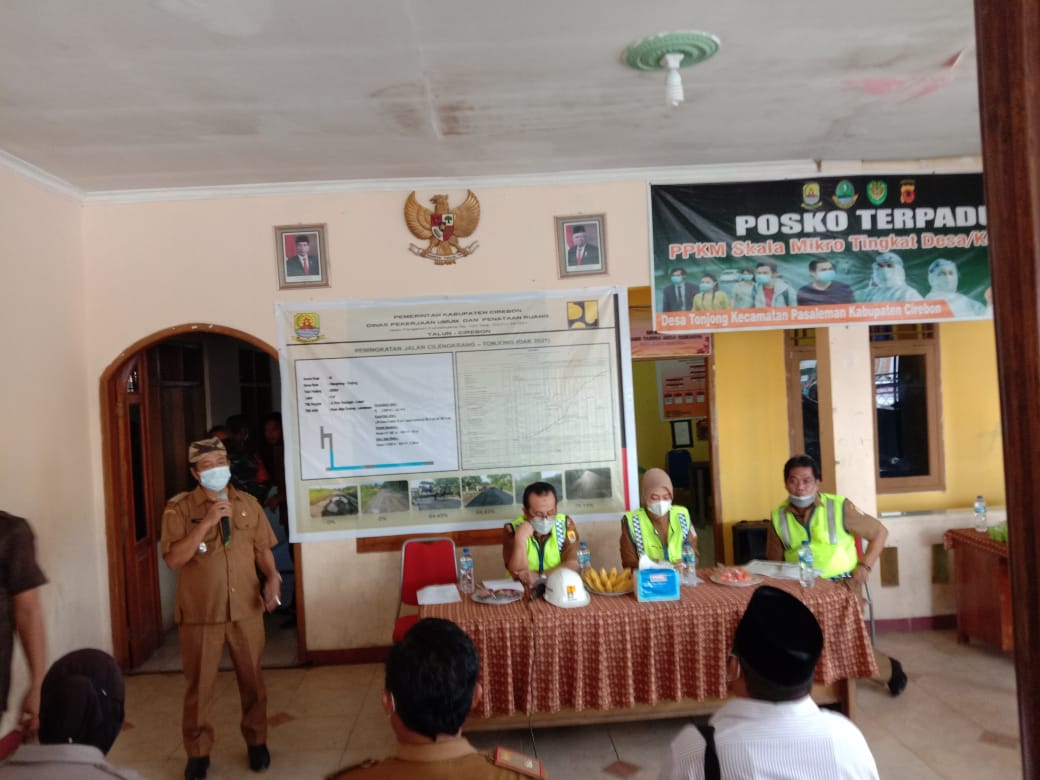 Kunjungan Bupati dan Wabup Cirebon Pasca Rampungnya Pembangunan Jalan Tonjong-Cilengkrang