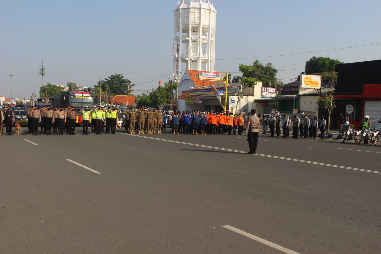 Unsur Tiga Pilar Kota Tegal, Gelar Apel Gabungan Persiapan PPKM Darurat
