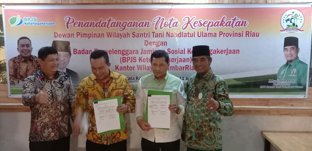 Lindungi Para Petani, Santri Tani NU MoU dengan BPJS