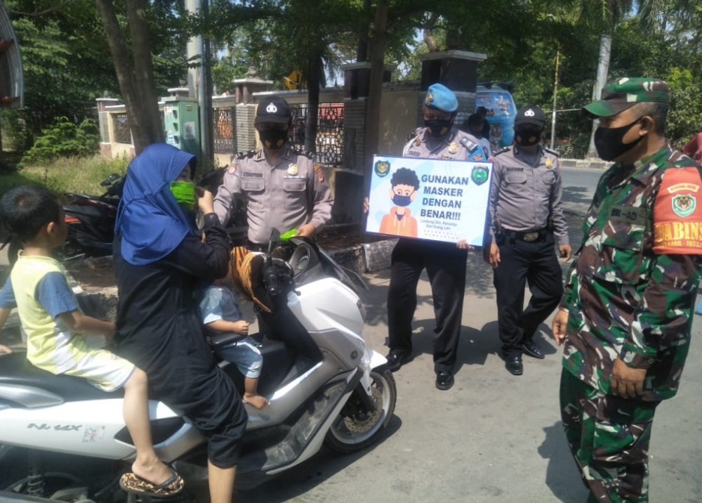 Polres Indramayu Polda Jabar Tindak 10 Pelanggar Ops Yustisi Protokol Kesehatan