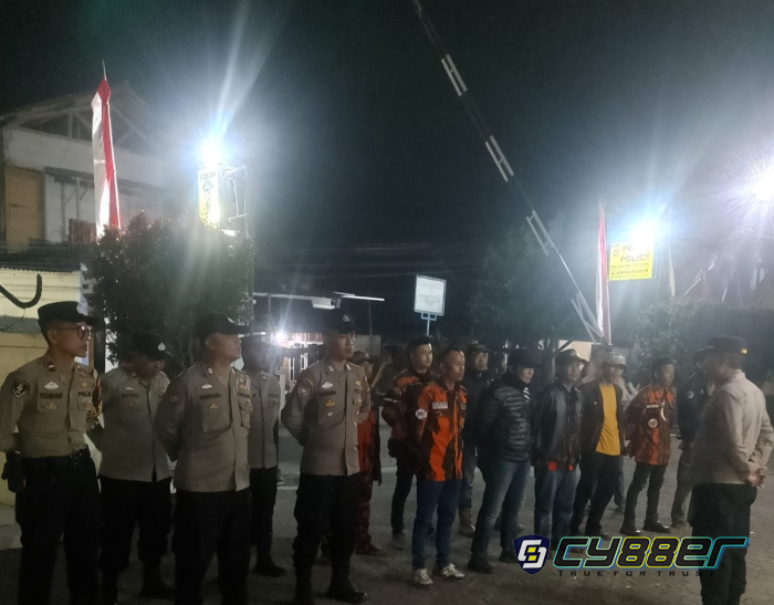 Giat Apel Gabungan KRYD Cipta Kondisi Polsek Bayongbong Polres Garut