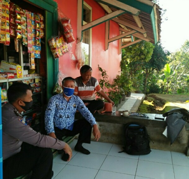 Silaturahmi Kamtibmas dan Penyampaian Himbauan  Pemberlakuan AKB (Adaptasi Kebiasaan Baru)
