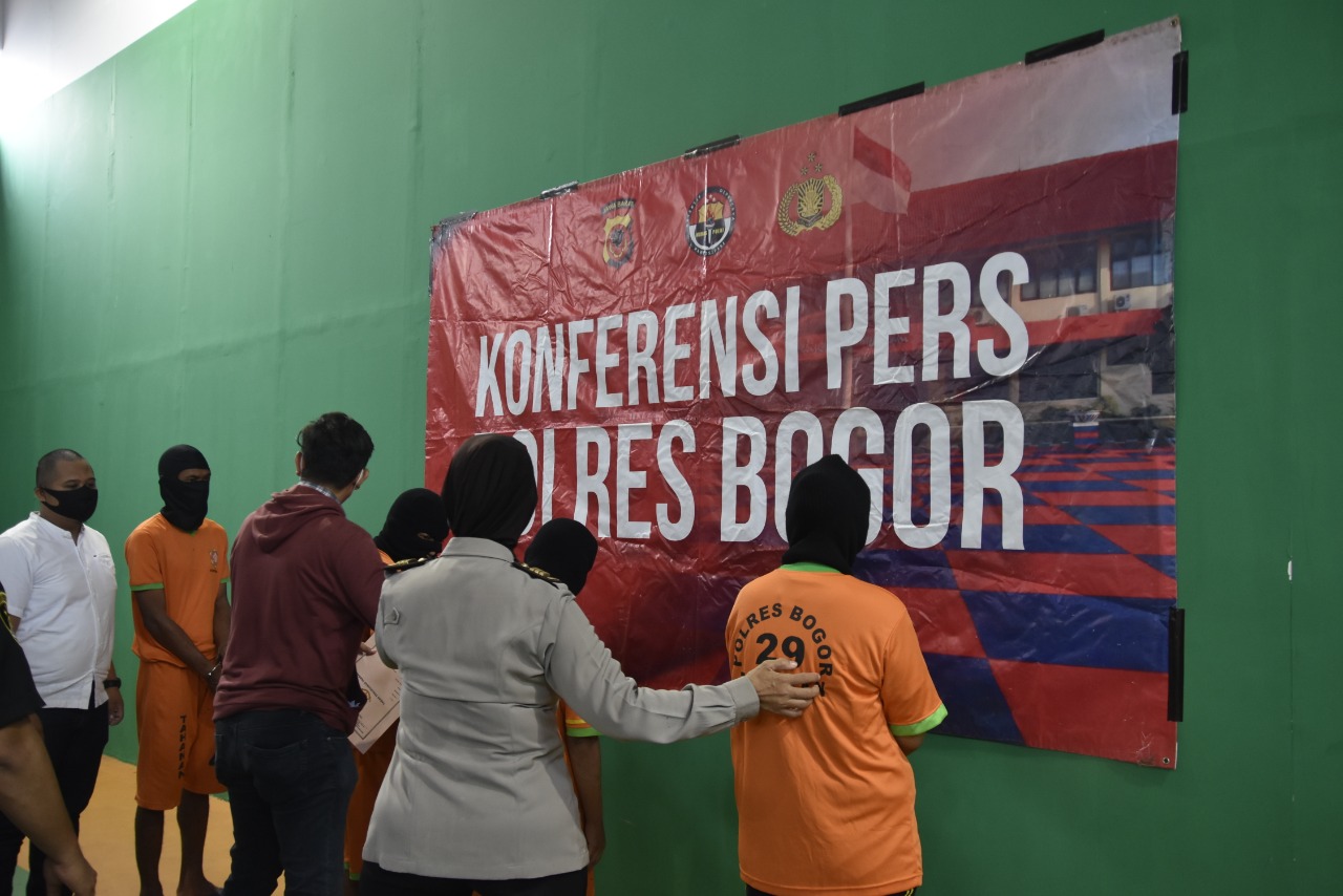 Polres Bogor Berhasil Ungkap Kasus Tindak Pidana Perdagangan Orang di Kawasan Puncak
