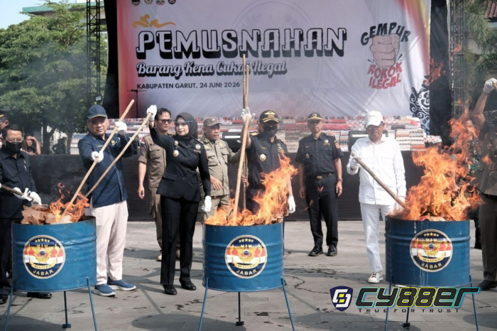 Bea Cukai Jabar Musnahkan 44 Juta Batang Rokok Ilegal, Selamatkan Potensi Kerugian Negara Rp32,9 Miliar