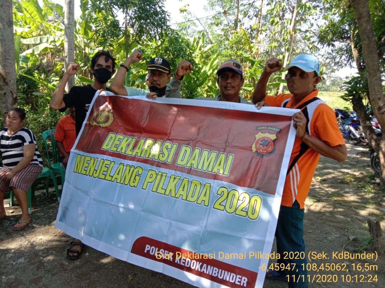 Polres Indramayu Polda Jabar Cipta Kondisi Pilkada 2020 Kembali Gelar Deklarasi Damai