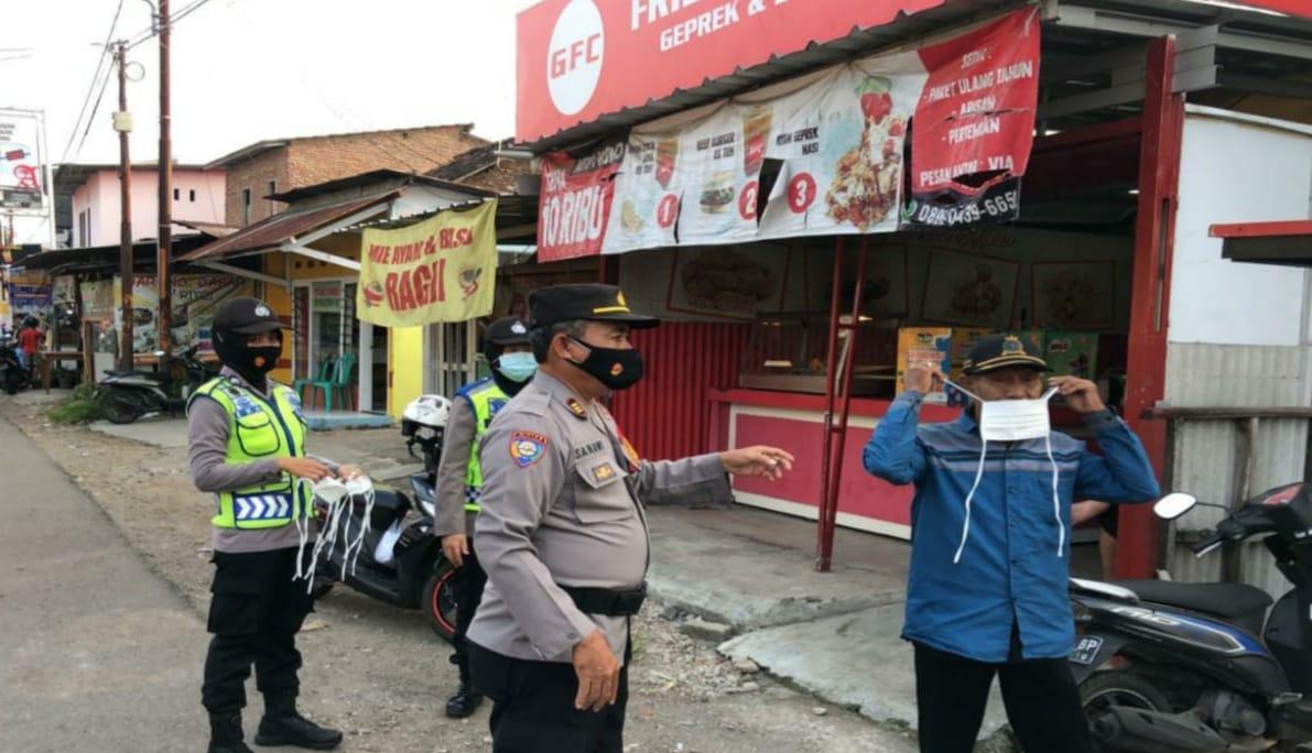 Cegah Penyebaran Covid-19, Polresta Cirebon Polda Jabar Gelar Ops Yustisi